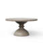 Table de salle à manger 59 "piédestal en béton