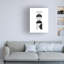 Œuvre d'art sur toile noire Elena Ristova-105666930