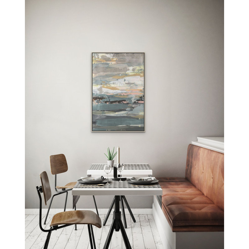 Life Upon the Shore 1 Framed Print Canvas, 20" H x 14" W x 2" D