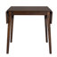 Table de salle à manger extensible de 29 à 45 po pour 4 personnes, table de cuisine pliante avec pieds en bois d'hévéa, table de salle à manger peu encombrante pour le salon, la cuisine, la salle à manger et les petits espaces-130190343