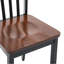 Chaise d'appoint à dossier en lattes-1081175279