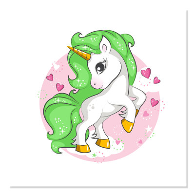 Impression sur papier licorne