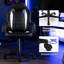 Fauteuil ergonomique pivotant en similicuir-85480086