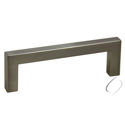 Poignée barre Modern Square 6 3/10 "Center to Center