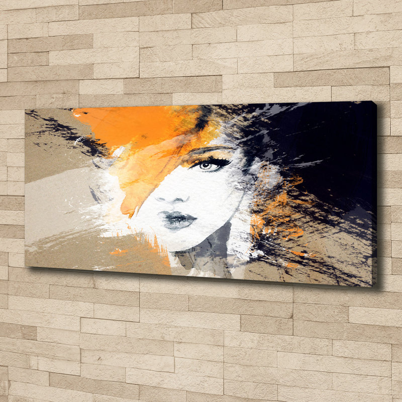 Portrait Of A Woman - No Frame Print on Canvas