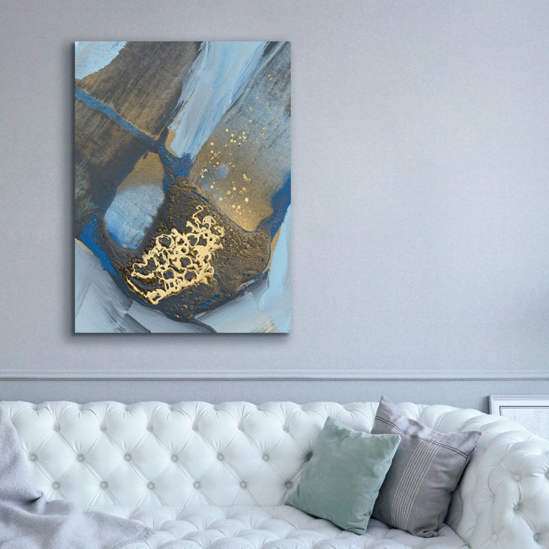  «Mesmerize 4» par Lori Arbel, art mural sur toile, 40 po x 54 po