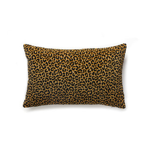 Leaping Cheetah Neutral Dune Throw Pillow