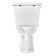 Bradenton 1.28 GPF Two Piece Round Toilet with 10" Rough-In