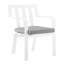Fauteuil de salle à manger d'extérieur empilable en aluminium Baxley-1880143281