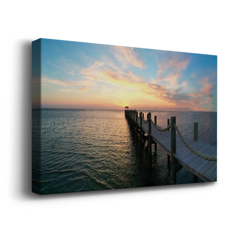 «Dockside», reproduction sur toile tendue, H 8 po x l 12 po x P 1 po