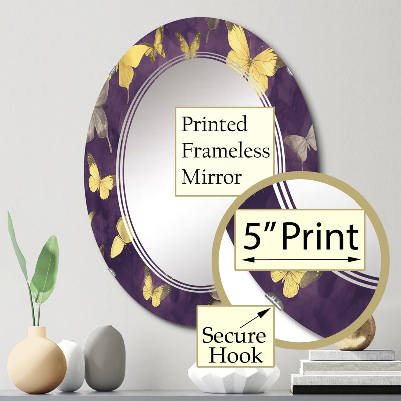 Miroir mural Zylee, 30 po x 20 po