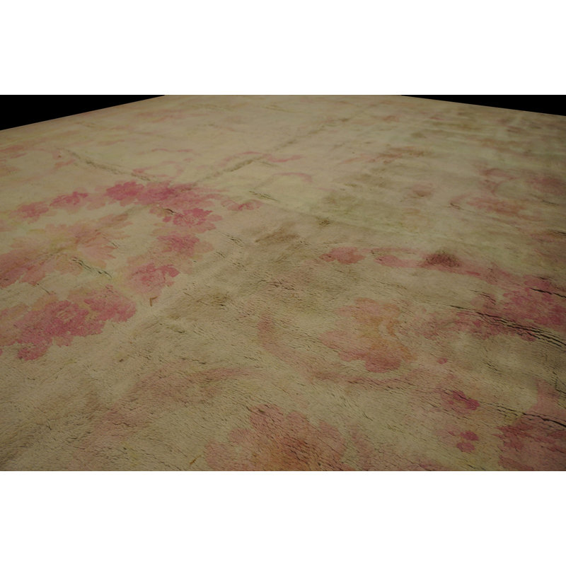Antique Large Savonnerie French Knotted Rug