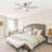 Vaczon 52" 5 - Blade Modern Flush Mount Ceiling Fan with Light Kit and Remote Control