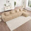 Canapé modulaire 4 places avec repose-pieds Modern