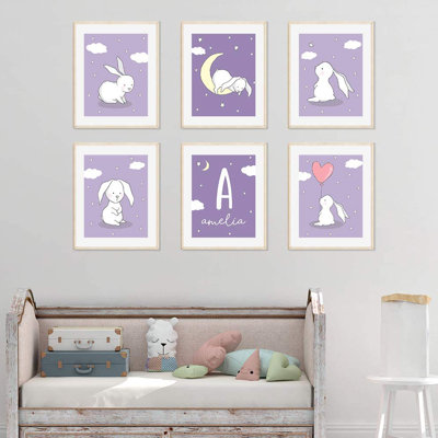 Curtisville Animals 6 - Piece Paper Print
