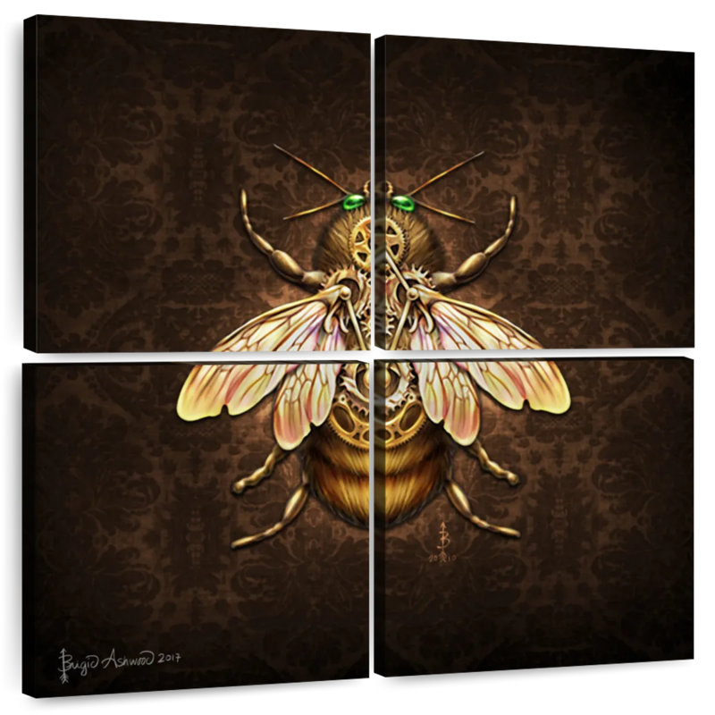 Brampt Steampunk Bee, 26" H x 26" W