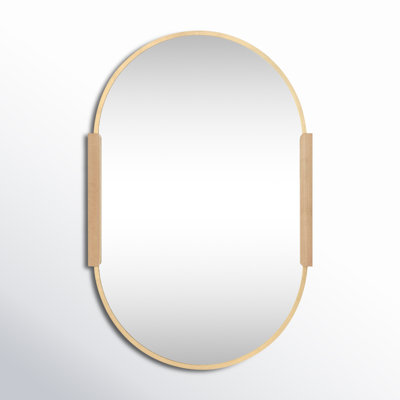 Alby Metal Oval Wall Mirror