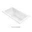 Andrea® 19 DoloMatte 54" x 32" Soaking Solid Surface Bathtub-334094719-296523259