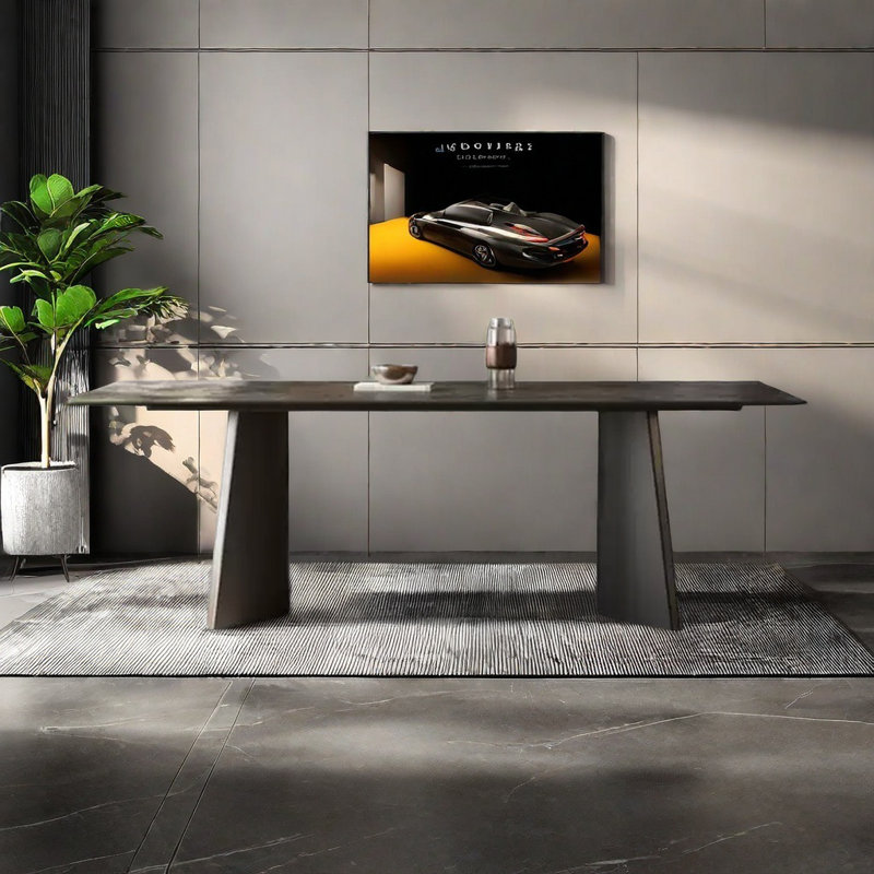 Petite table de salle à manger sophistiquée, H 29,5 po x L 55,1 po x l 31,4 po