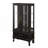 Lighted Curio Cabinet With Glass Doors And Adjustable Shelves, 2 Door Wine Cabinet