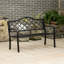 Banc de jardin en métal Barty