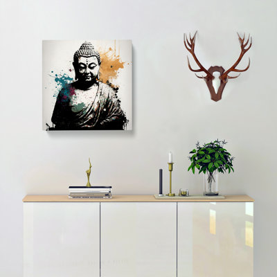 Buddha Splatter Art - Print