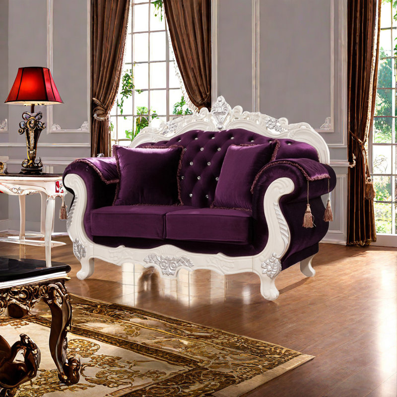 Canapé de luxe en tissu européen