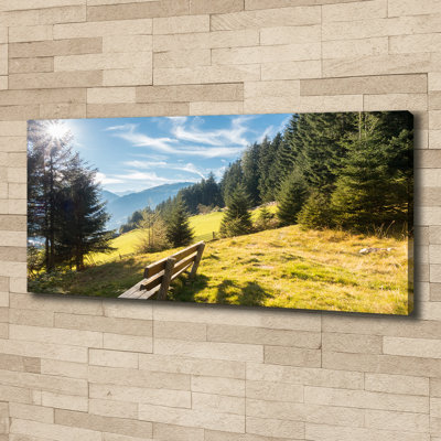 Autumn in the Mountains 1 Piece Wall Art on Canvas