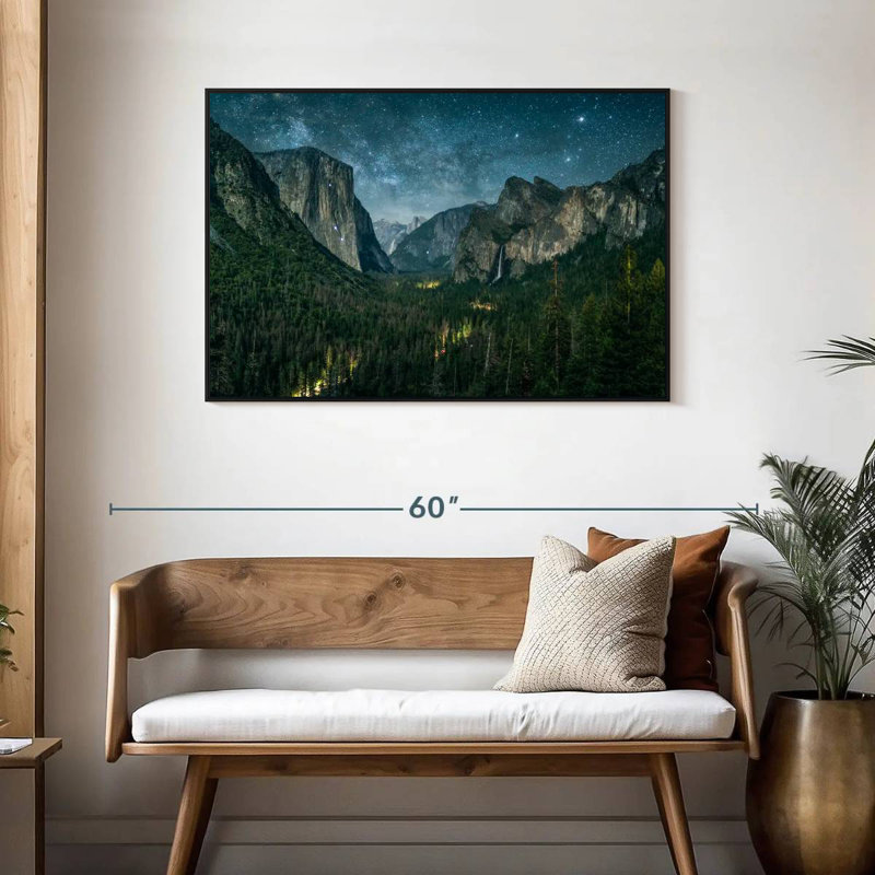 Yosemite, Cadre flottant noir, 43 po x 29 po