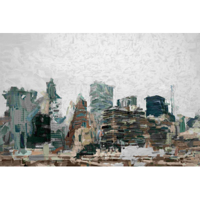 «Abstract City», reproduction sur toile tendue