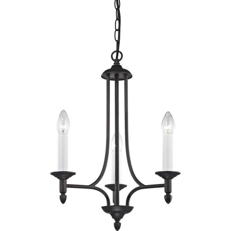 Woodcliff 3 - Light Candle Style Chandelier