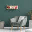 Art mural sur toile tendue - "Gail Fraser" par tout autre nom - Panneau horizontal "pour décoration de salon, de chambre à coucher ou de bureau - 6 x 19-1364506088