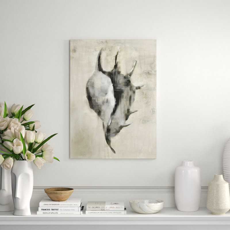 Seashells In Neutral IV Print by Guseul Park, Outdoor, 50" H x 36" W x 1.5" D