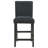 Aliziah Boucle Upholstered Counter Chair Black-95668005