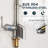 FURUISI Pull Down Single Handle Kitchen Faucet with Deck Plate-100865079
