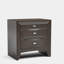 Table de chevet grise 1pc-2109273083