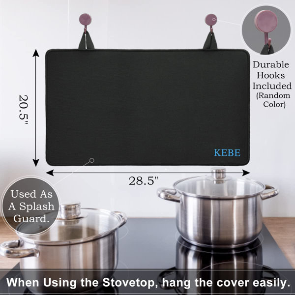 Stove Top Cover Stainless Steel Kitchen Gas Stove Top Burner Cover Guard  Protect