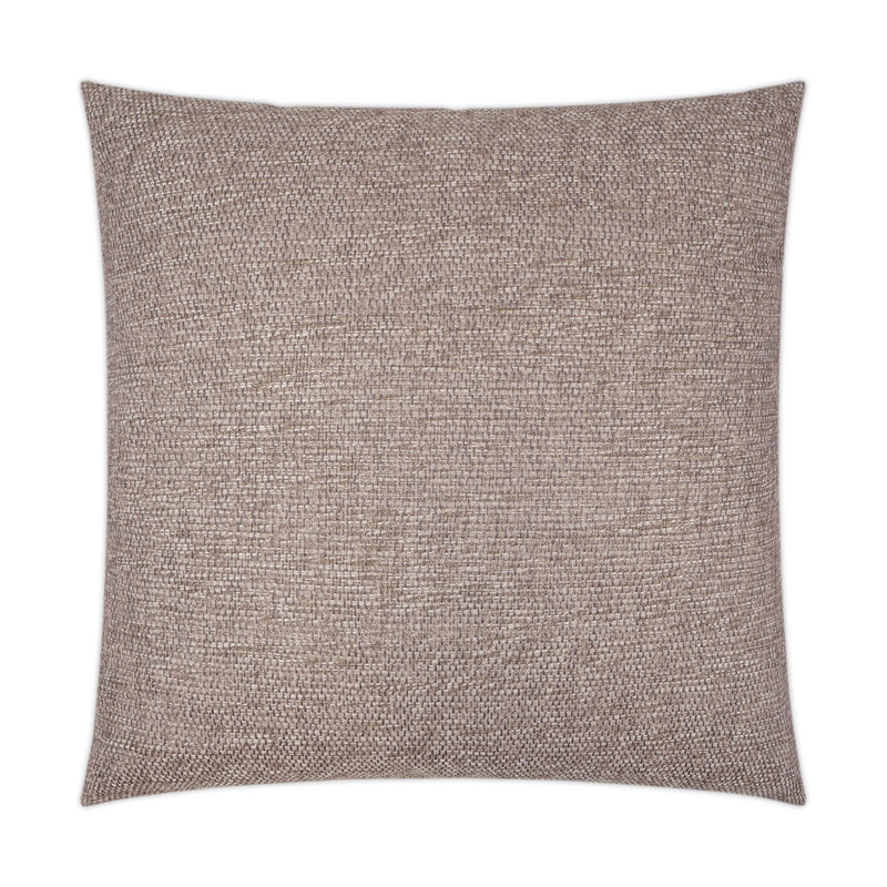 Coussin décoratif Mirante, Rosé, Carré 22 po