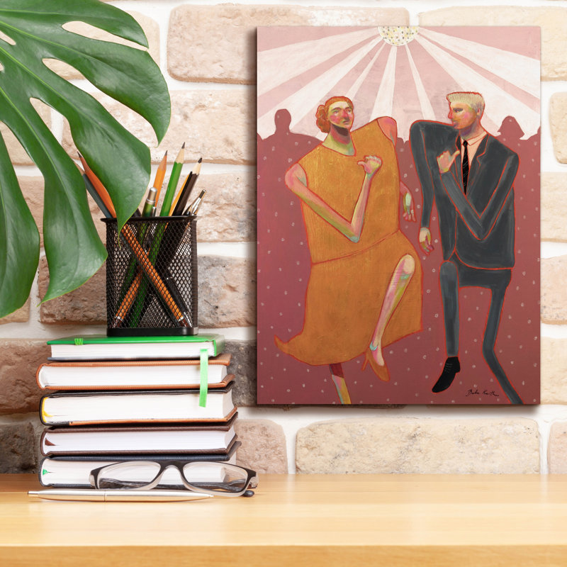  «Get Up And Dance» par Bebe Keith, art mural sur toile, 12 po x 16 po, H 16 po x l 12 po