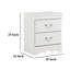 Commode 2 tiroirs 20 W Roso