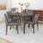 4 - Person Solid Wood Top Four Leg Dining Set-88310257