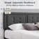 Kempst Upholstered Platform Bed Frame/Mattress Foundation with Height Adjustable Headboard