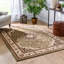 Tapis vert Denzel Medallion Kashan-21350782