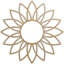 Médaillon de plafond 22 "x 22" x P 7 5/8 "x P 3/8" Daisy-59356316-59356301