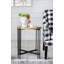 Table d'appoint ronde avec plateau en bois