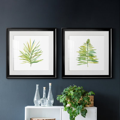 «Tropical Botanical I», ensemble de 2 reproductions d'art