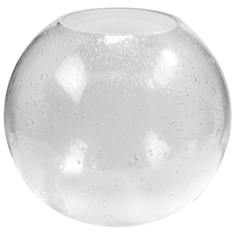 Abat-jour en verre granuleux de remplacement Gracelyn, H 6 po x l 6 po x P 6 po