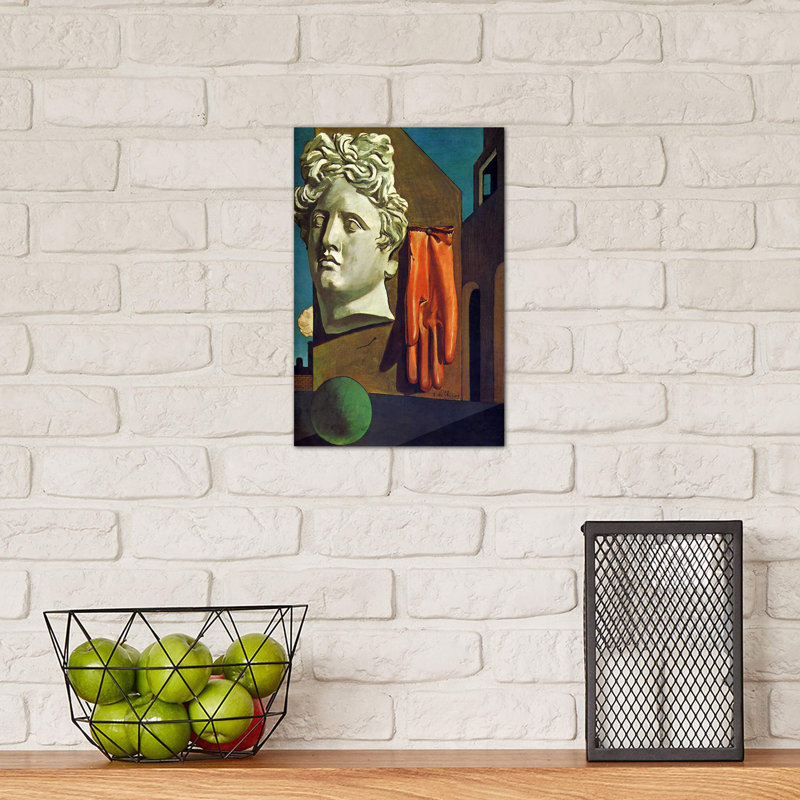 The Song Of Love by Giorgio De Chirico - Wrapped Canvas Painting, 101.6 cm H x 66.04 cm W x 3.175 cm D