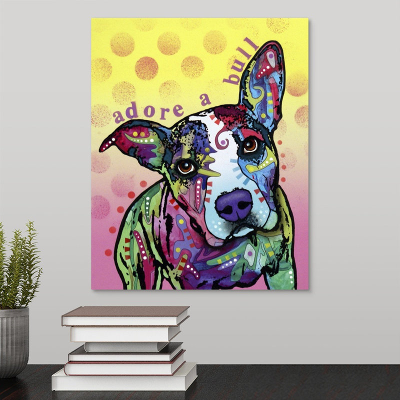 « adoree-a-bull », reproduction, Toile, H 14 po x l 11 po x P 1,25 po