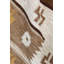 Tapis scandinave en laine fabriqué à la main brun, ivoire et jaune de style Mid-Century du 20e siècle